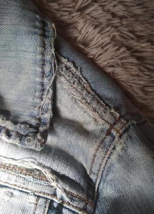 Джинсовка, джинсовая куртка пиджак, джинсова куртка, джинсовий піджак5 фото