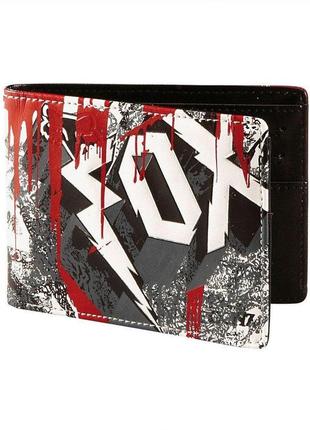 Гаманець fox type-o-negative wallet mens (white), one size