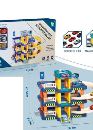 9816 гараж паркинг 3 этажа, машинки 3 шт, лифт, коробка 53-27,5-9,5 см