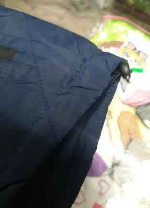 Демісезонна непромокаюча термо куртка для хлопчика синя розмір 92 98 1049 фото