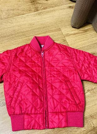 Демісезонна куртка курточка бомбер на дівчинку 12 18 24 місяців