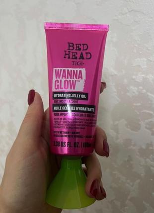 Увлажняющее желеобразное масло для сияющих гладких волосtigi bed head wanna glow hydrating jelly oil