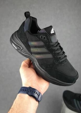 Чоловічі чорні замшеві кросівки з сіткою adidas y3wxs 🆕 адідас