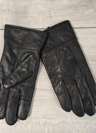 Шикарные перчатки из натуральной кожи премиум класса размер м