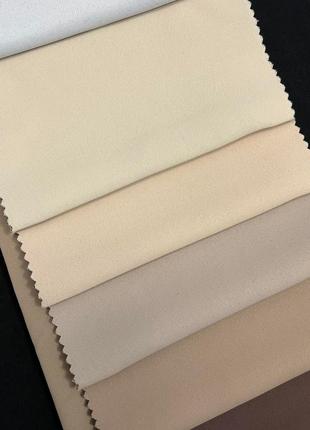 Порт'єрна тканина для штор блекаут молочного кольору