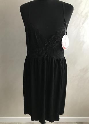 Новая ночная рубашка ночнушка на бретельках