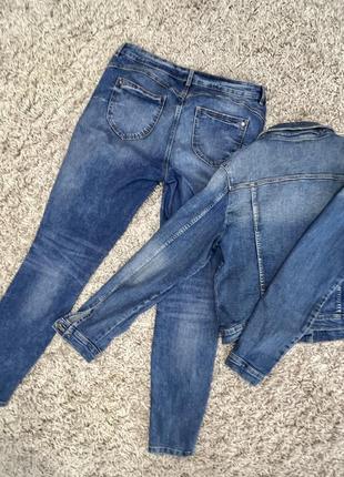Джинсы и джинсовая курточка4 фото