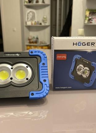 Світлодіодний прожектор із акумулятором hoegert ht1e430