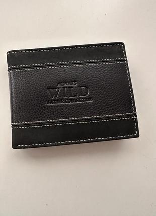 Чоловічий шкіряний гаманець wild n992-ddp-n