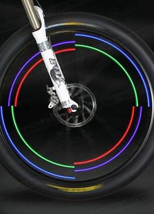 Неоновая led подсветка колёс на ниппеле, золотник опт от 30шт.