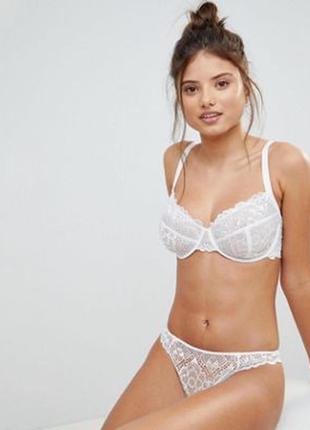 Мереживний бюстгальтер на кісточках asos fuller bust rita 65н