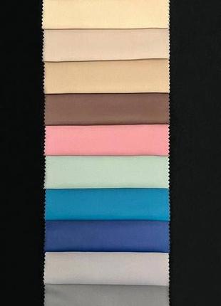 Порт'єрна тканина для штор блекаут кремового кольору5 фото