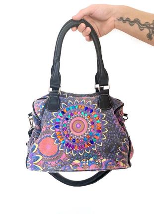 Стильна фрактальна сумка y2k вінтаж
