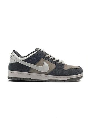 Кроссовки nike sb dunk low •grey• 10