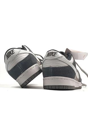 Кроссовки nike sb dunk low •grey• 9
