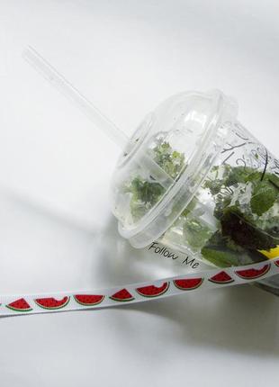 Чокер кавунчики, чокер, прикраса на шию, ідея подарунку