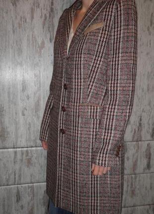 Шикарное яркое пальто прямого кроя esprit приятный цвет италия 38 размер5 фото