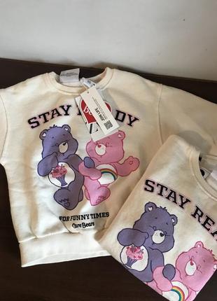 Свитшот толстовка худи реглан свитер zara disney 86 92 98 / 2 3 гола годик полтора