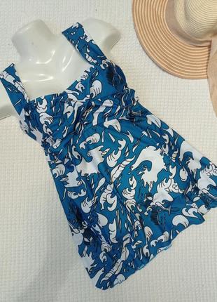 Верх купальника/топ з принтом