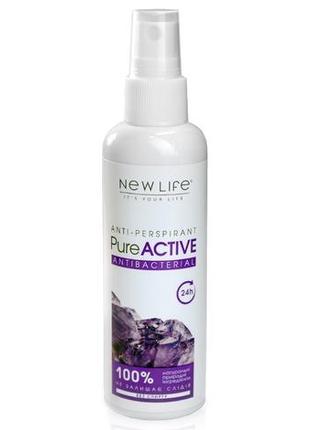 Лосьон-дезодорант для женщин - pure active antibacterial