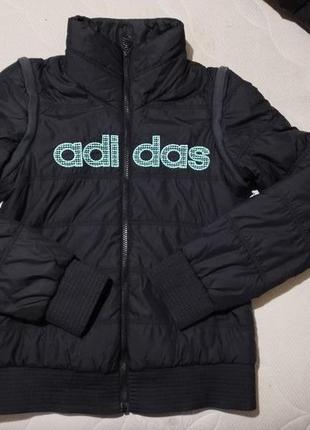 Куртка-жилетка adidas со съемными рукавами.5 фото