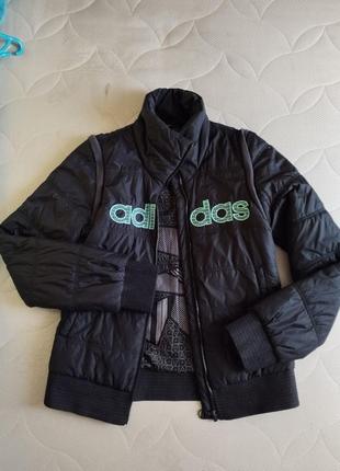 Куртка-жилетка adidas со съемными рукавами.2 фото