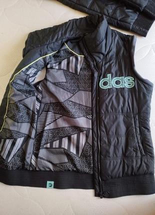 Куртка-жилетка adidas со съемными рукавами.4 фото