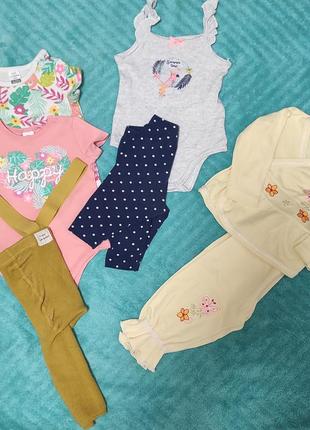 Літні речі на дівчинку фірмові. боді, лосіни з підтяжками, штани, сукня, оригінал сарафан. річний комплект, боді, спідниці, плаття, футболка, сорочка.