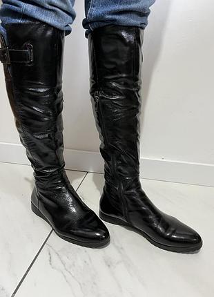 Лакові шкіряни чоботи, 38 розміри