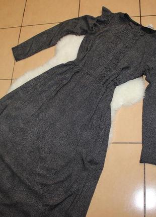 Платье миди с оборками оригинал от h&amp;m 3