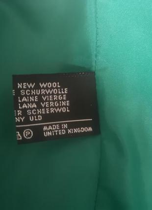 Шерстяной пиджак, жакет, блейзер, зелёный, jacques vert, прямой, оверсайз, удлинённый, англия,8 фото