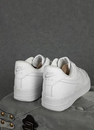 Nike air force 1 '07 белые 4