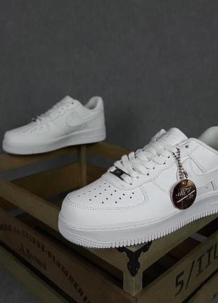 Nike air force 1 '07 белые 3