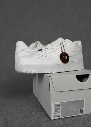 Nike air force 1 '07 белые 6
