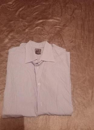 Сорочка calvin klein кельвин рубашка слим в полоску