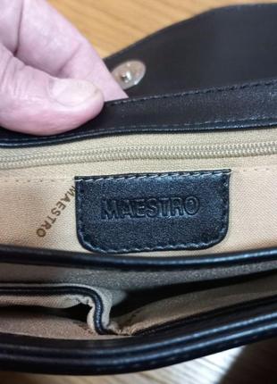 Кожаная сумочка бренд maestro7 фото