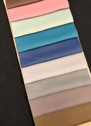 Порт'єрна тканина для штор блекаут сіро-фіолетового кольору3 фото