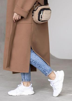Пальто  - халат женское оверсайз шерстяное демисезонное весеннее осеннее бренд премиум карамель6 фото