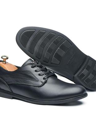 Туфли мужские кожаные черные7 фото