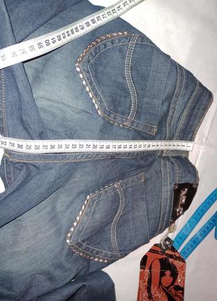 Новые джинсы 👖 клешь качественные темные фирменные6 фото