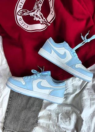 Nike air jordan retro 1 blue white