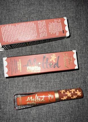 Матовая губная помада too faced melted matte оригинал!!3 фото