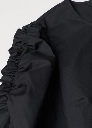 Не дорогого оригинальная черная блузка бренда h&m