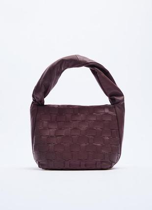 Zara кожаная мини сумка, оригинал, натуральная кожа6 фото