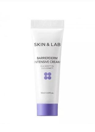Интенсивный барьерный крем skin&lab barrierderm intensive cream, 10 мл