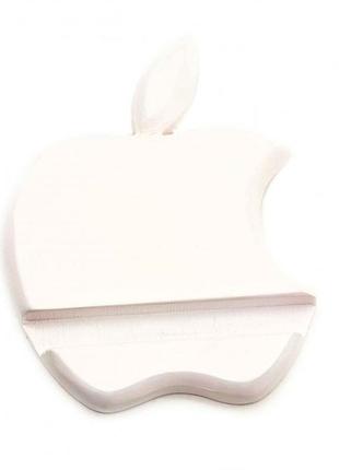 Подставка для телефона "яблоко" белая (15*11*1,5 см)