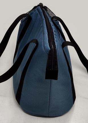 Сумка-переноска для котів, собак, маленьких хатніх тварин до 8 кг сіра3 фото