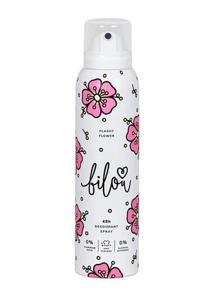 Дезодорант-спрей с ароматом черешни и граната bilou flashy flower 150ml (германия)