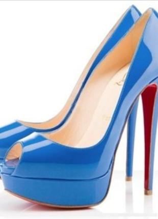 Вінтажні  туфлі лабутени christian louboutin