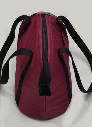 Сумка-переноска для котів, собак, маленьких хатніх тварин до 8 кг бордова4 фото